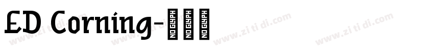 ED Corning字体转换